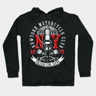 NY Motorcycle Club Hoodie